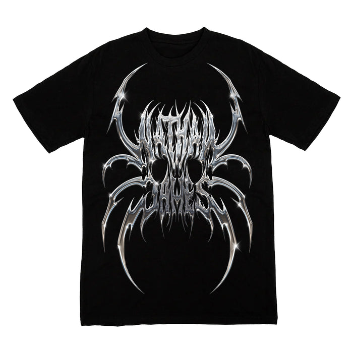 Nathan James Spider-Skull Chrome Tee